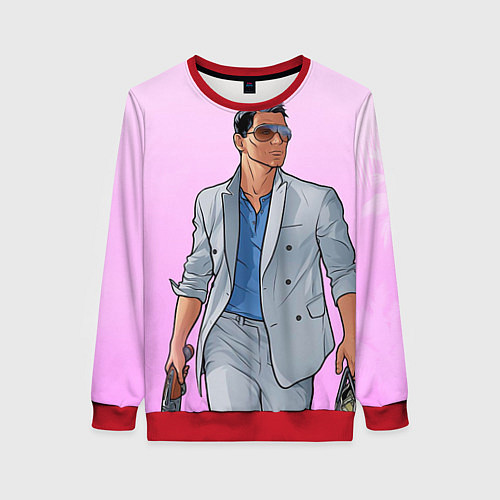 Женский свитшот The Loud House / 3D-Красный – фото 1