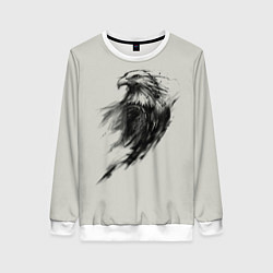 Свитшот женский Дикий орел, цвет: 3D-белый