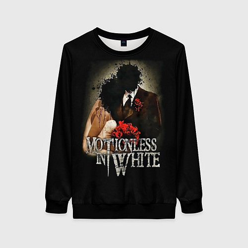 Женский свитшот Motionless in White: Love / 3D-Черный – фото 1
