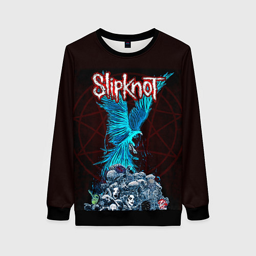 Женский свитшот Орел группа Slipknot / 3D-Черный – фото 1