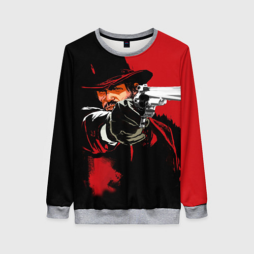 Женский свитшот Red Dead Redemption / 3D-Меланж – фото 1