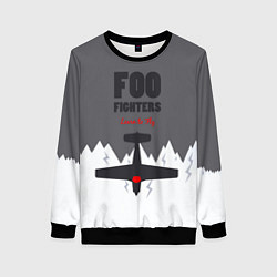 Свитшот женский Foo Fighters: Learn to fly, цвет: 3D-черный