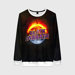 Женский свитшот Black Sabbath земля в огне