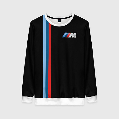Женский свитшот BMW BLACK COLLECTION БМВ / 3D-Белый – фото 1