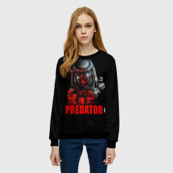 Свитшот женский Iron Predator, цвет: 3D-черный — фото 2