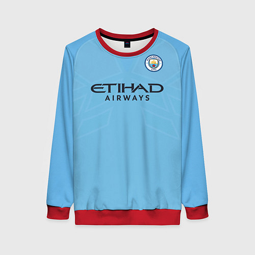 Женский свитшот Man City FC: Sterling Home 17/18 / 3D-Красный – фото 1