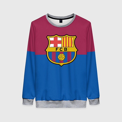 Женский свитшот Barcelona FC: Duo Color / 3D-Меланж – фото 1