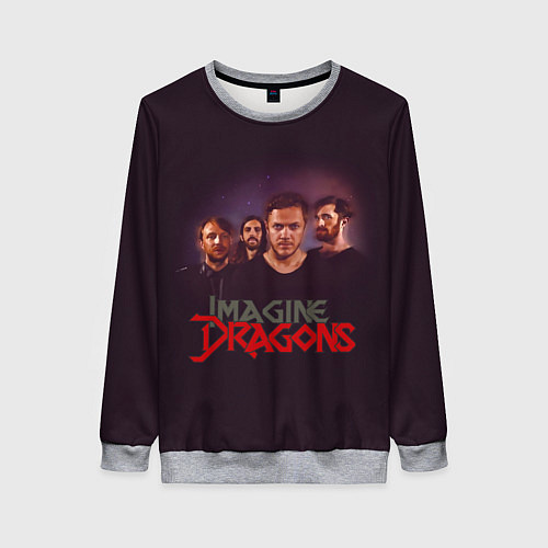 Женский свитшот Группа Imagine Dragons / 3D-Меланж – фото 1