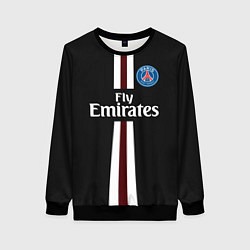 Свитшот женский PSG FC: Black 2018, цвет: 3D-черный