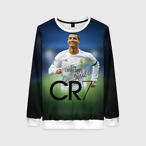 Женский свитшот CR7 / 3D-Белый – фото 1