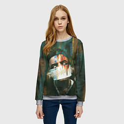 Свитшот женский Sayonara Boy: Dark side, цвет: 3D-меланж — фото 2