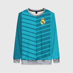 Свитшот женский FC Real Madrid: Reverse, цвет: 3D-меланж