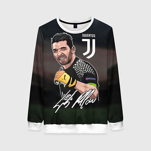 Женский свитшот Джанлуиджи Буффон / 3D-Белый – фото 1