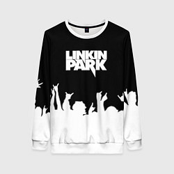 Свитшот женский Linkin Park: Black Rock, цвет: 3D-белый