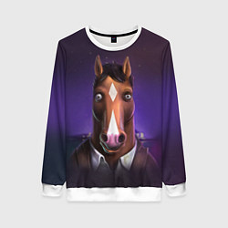 Свитшот женский BoJack, цвет: 3D-белый