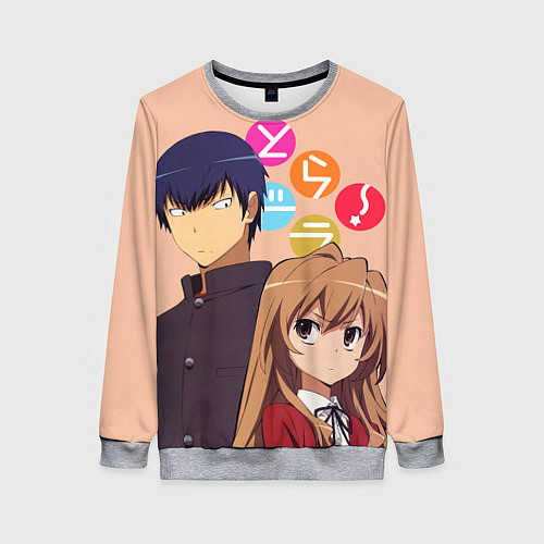 Женский свитшот ToraDora / 3D-Меланж – фото 1