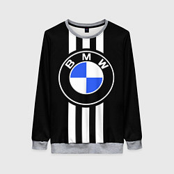 Свитшот женский BMW: White Strips, цвет: 3D-меланж