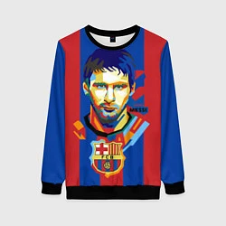 Свитшот женский Lionel Messi, цвет: 3D-черный