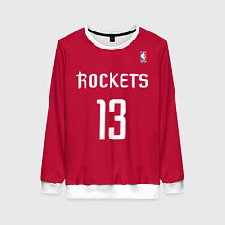 Свитшот женский Rockets: Houston 13, цвет: 3D-белый