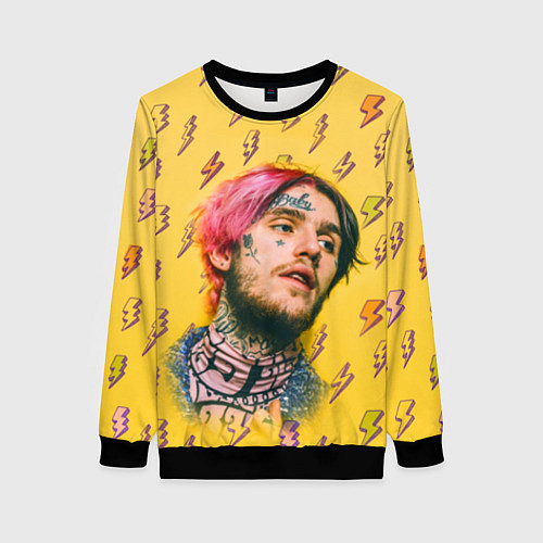 Женский свитшот Thunder Lil Peep / 3D-Черный – фото 1