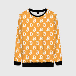 Свитшот женский BTC Pattern, цвет: 3D-черный