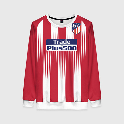 Женский свитшот FC Atletico Madrid: Griezmann Home 18/19 / 3D-Белый – фото 1