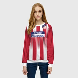 Свитшот женский FC Atletico Madrid: Griezmann Home 18/19, цвет: 3D-белый — фото 2