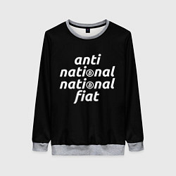 Женский свитшот Anti National National Fiat