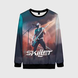 Свитшот женский Skillet: John Cooper, цвет: 3D-черный