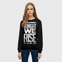 Свитшот женский Skillet: We Rise, цвет: 3D-черный — фото 2