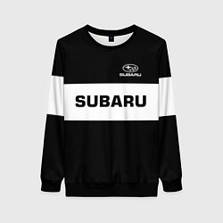 Свитшот женский Subaru: Black Sport, цвет: 3D-черный
