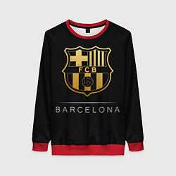 Свитшот женский Barcelona Gold Edition, цвет: 3D-красный