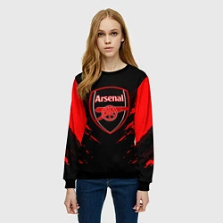 Свитшот женский Arsenal FC: Sport Fashion, цвет: 3D-черный — фото 2