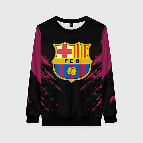 Женский свитшот Barcelona FC: Sport Fashion / 3D-Черный – фото 1