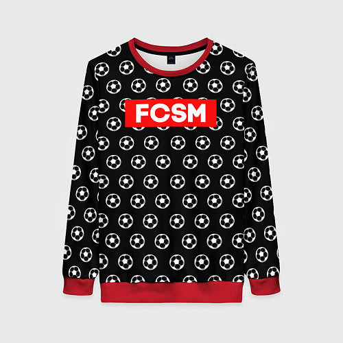 Женский свитшот FCSM Supreme / 3D-Красный – фото 1