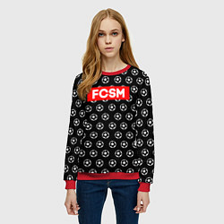 Свитшот женский FCSM Supreme, цвет: 3D-красный — фото 2