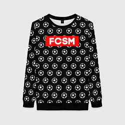 Свитшот женский FCSM Supreme, цвет: 3D-черный