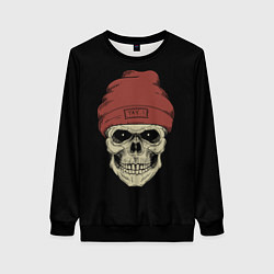 Свитшот женский Street Skull, цвет: 3D-черный
