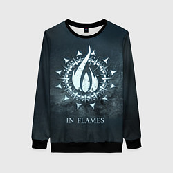 Свитшот женский In Flames: Cold Fire, цвет: 3D-черный
