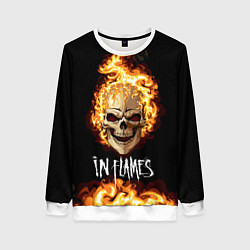 Свитшот женский In Flames, цвет: 3D-белый