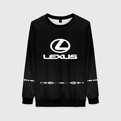 Женский свитшот Lexus: Black Abstract / 3D-Черный – фото 1
