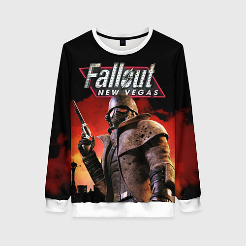 Женский свитшот Fallout: New Vegas / 3D-Белый – фото 1