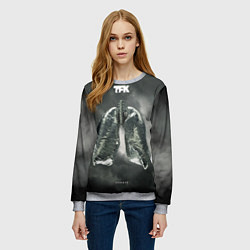 Свитшот женский TFK Exhale, цвет: 3D-меланж — фото 2