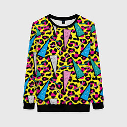 Женский свитшот 80s Leopard