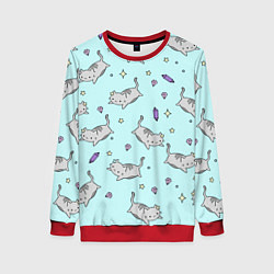 Женский свитшот Кавайные котики