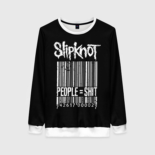 Женский свитшот Slipknot: People Shit / 3D-Белый – фото 1