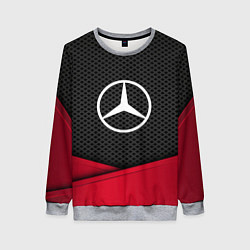 Свитшот женский Mercedes Benz: Grey Carbon, цвет: 3D-меланж