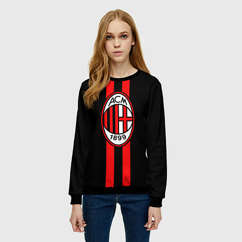 Женский свитшот AC Milan 1899 / 3D-Черный – фото 3