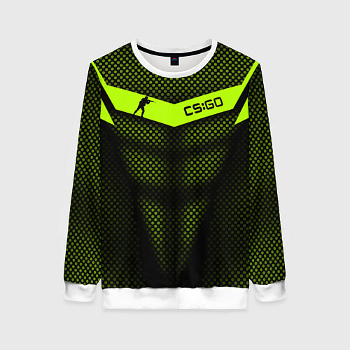 Женский свитшот CS:GO Carbon Form / 3D-Белый – фото 1