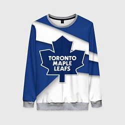 Свитшот женский Toronto Maple Leafs, цвет: 3D-меланж